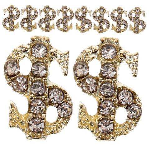 VALICLUD 20pcs Metal Nail Charms Sign Nail Art Accessories for Diy Manicure Decorations Cute Charms for Fake