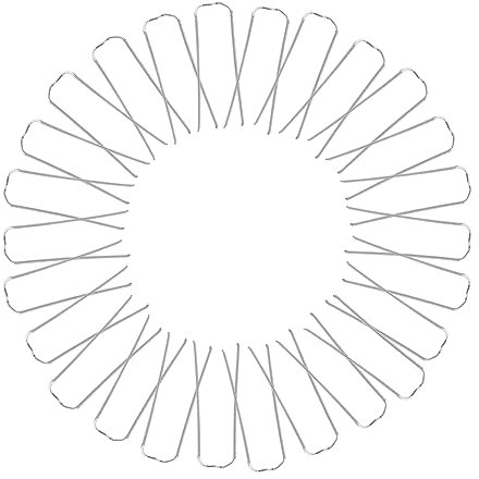 EXAOMBLE 100stücke Gartenarbeit Begrünungsnadeln Mehrzwecknadeln Aus Zinklegierung Befestigungsnadeln Für Pflanzenstängel Und DIY-kranzzubehör Robust Und Langlebig