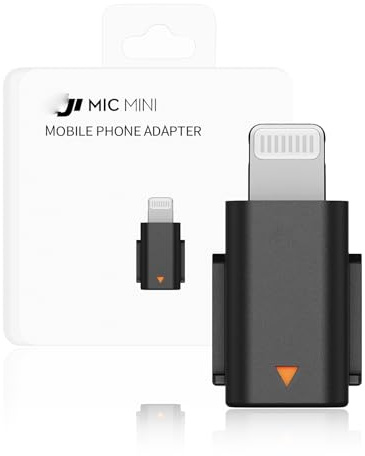 Eaglewireless Handy Adapter für DJI Mic Mini, kompatibel mit iPhone 14 13 12 11 XS Max 8, Smartphone/PC/Mac Anschluss