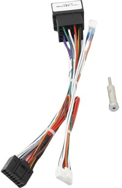 Kit D'autoradio Décodeur Radio Android Câble d'alimentation Adaptateur Faisceau Câbles Voiture Boîte Canbus RP5-PA-104 pour Peugeot 206 307 2004 – 2012 Façade Cadre Radio(Only Cable)