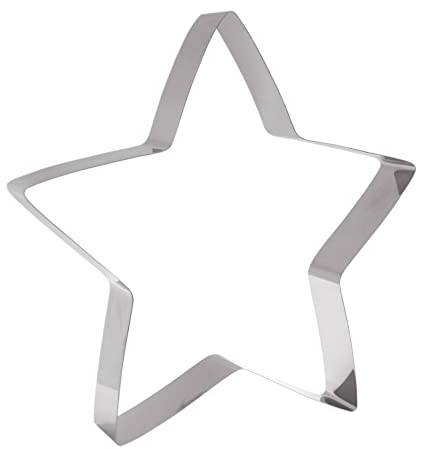 XXL Edelstahl Ausstecher Stern