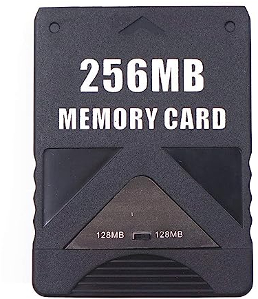 RUITROLIKER Carte mémoire 256M pour Playstation 2 PS2 Carte mémoire Rapide