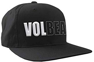 Volbeat Baseball Cap 3D Band Logo Nue offiziell Schwarz Snapback
