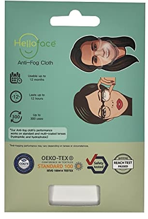 Anti Fog Wipes for Glasses, Glasses Wipes, Lens Cleaner for Glasses - Mini, Reusable Lens Wipes, Spectacle Cleaner