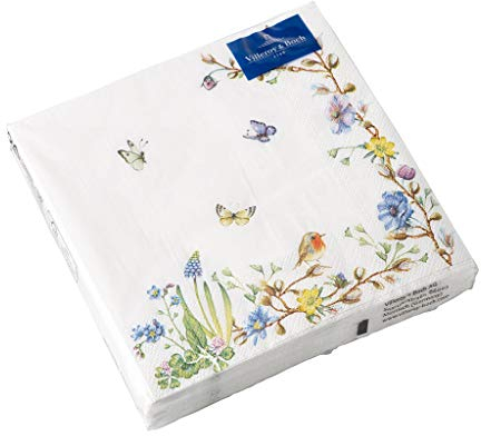 Villeroy & Boch Oster Accessoires Servietten, Blumenranke, 33 x 33 cm, 20 Stück