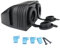 dual 12v socket lock + Cigarette Outlet Mount, Car Boat Dual Port Mount Cigarette Lighter Socket 12V-24V Motorbike ZY Black