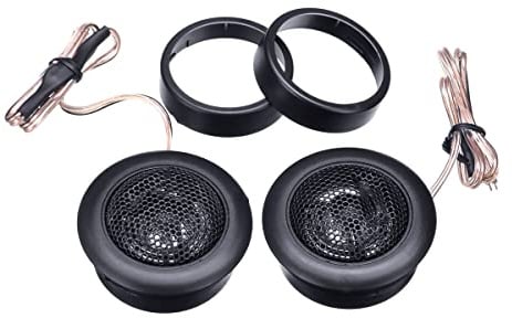 WANGCL Altoparlante Audio, 1 Coppia 12V 120W Mini Super Potenza Forte 2 Pollice Micro Dome Tweeter Altoparlante Horn