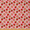 Loussiesd Kawaii Erdbeer Stoff Meterware Süßer Erdbeeren Obst Kinderthema Möbelstoff für Heimwerkerprojekte Tropische Beeren Dekorativer wasserdichter Stoff 92x150cm Rot Rosa
