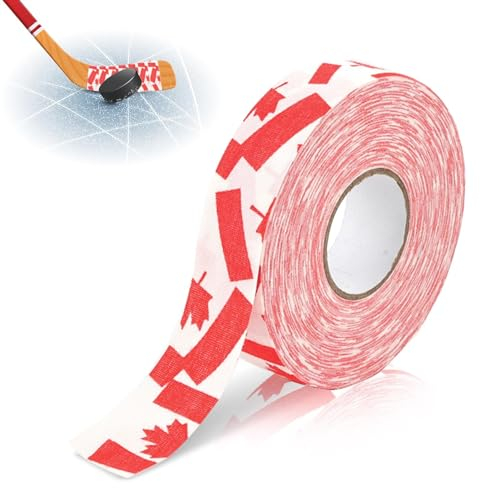 Agatige Hockey Griffband, 2.5cmx25m Hockey Schutzband Rolle Badminton Griffschutz Stangenpolster Eishockeyschläger Bänder Griffband für Hockey Squashschläger Badmintongriff Springseil Angelrute