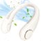 Portable Neck Fan, Bladeless Hands Free Mini USB Hanging Fan Rechargeable, 360° Cooling Neckband Fan 3 Speeds Battery Operated, Wearable Necklace Fan Personal for Sports, Travel, Outdoor, Home, Office