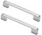 MACHSWON 5pcs Door Handles 160mm Hole Center Bright Chrome American Style Zinc Alloy Drawer Cupboard Wardrobe Door Handle Kitchen Hardware Cabinet Pulls
