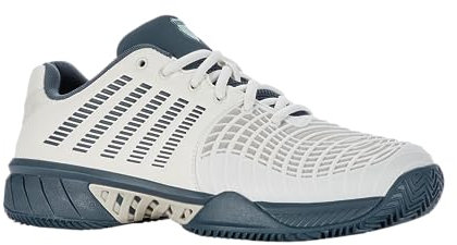 K-Swiss Performance Herren Express Light 3 HB Tennis Shoe, Star White/Moonstruck/Indian Teal, 46 EU