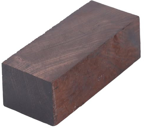 Bloque de Ébano para Tallar Madera, Bricolaje - Bloque Rectangular de Madera de Ébano Raro para Instrumentos