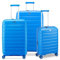RONCATO B-FLYING Set 3 valigie trolley Grande Medio e Cabina Espandibili 4 Ruote, Rigidi con Chiusura TSA - Sky Blue