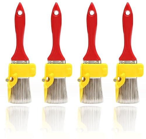 4Pcs Paint Brush Cutting in Paint Brush Paint Brush Set Cutting in Tool Multifunctional Hand-Held Cut Edge Trimming Tool Brush Paint Brush Set House Paintbrushes Paint Edger