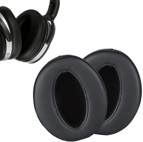 GMHLLES Headphone Earpads, 2 PCS Replacement Ear Pads Compatible with Sennheiser Headphone Covers HD4.50, HD450, HD4.40, HD350, HD400S, HD 4.50BTNC HD 458BT HD 4.30G with Soft Clothes & Memory Foam