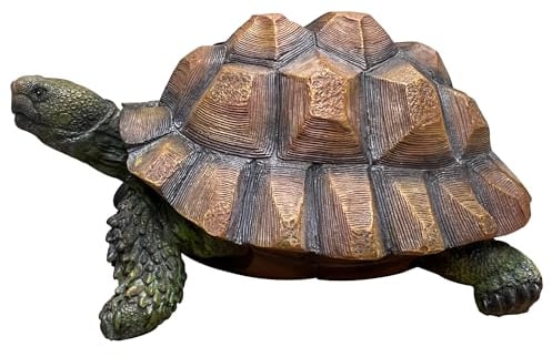 Köhko Dekostein Abdeckstein für Trafo/Steckdose Steckdosenversteck für Gartenelektronik Trafohaus Schildkrötform L44 cm x B30 cm x H21 cm