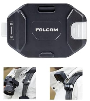 EACHSHOT FALCAM F38 V2 Clip de Fixation de Base pour Sangle de Sac à Dos à dégagement Rapide pour Appareil Photo (Clip Uniquement) - F38B3802