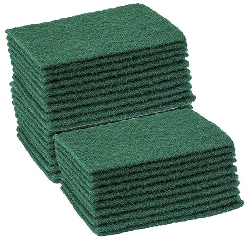 HOMESHOPA Heavy Duty Scourer Pads, 40 Pack Multipurpose Kitchen & Household Cleaning Scrubber Sponge For Effortless Cleaning in Kitchen, Home, Office - Dishes, Pots, Barbeque, Pan and More