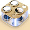 Uyiton für iPhone 16 Pro/iPhone 16 Pro Max Kameraschutz - Einteiliges Design Anti-Kratzer Kamera Schutz Linsenschutz Schutzglas für iPhone 16 Pro/iPhone 16 Pro Max-Glitzer Gold