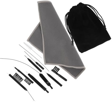 Healvian 1set Multi-Functional Cleaning Tool Kit for Headphones Brush for Removal Safe Practical Maintenance Cleaner for Vent Tubes