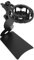 GOOHOCHY 1set Abs Mic Mount Clamp Multi-functional Microphone Stand Holder for Live Streaming Recording and Public Events Iron and Abs Construction for Tables and Workstations