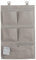 JINGJIAOPLSD Hängeaufbewahrung Wand Spind Organizer Schmal, Wand-/Tür-/Schrank Aufbewahrungstasche zum Aufhängen, 7 Taschen, 32 X 56cm, Kraftpapier(Grau)