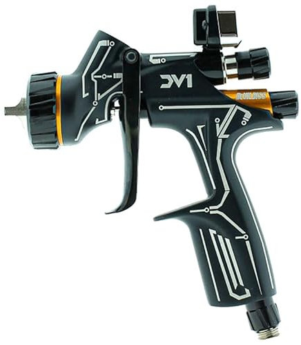 DeVilbiss *Limited Edition* DV1 Digital Clearcoat Circuit Edition 1.2mm & 1.3mm Spray Gun, C2+ HVLP Air Cap