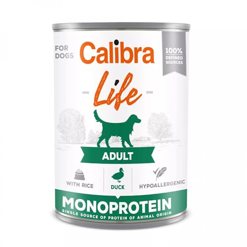 Calibra Dog Life Can Ente mit Reis, 400 g