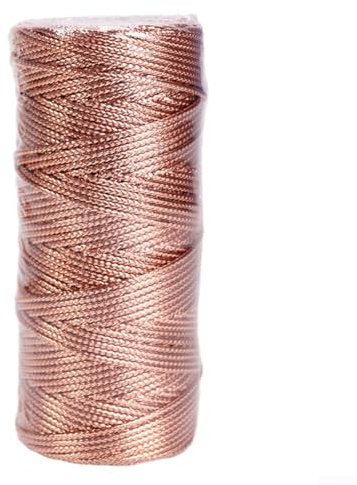 Funktionelle Kordel, Länge 100 m, perfekt geeignet für kreative Aktivitäten (Roségold)