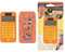 Lexibook, Naruto, Taschenrechner mit Schutzhülle, konventionelle und erweiterte Rechnerfunktionen, Batterie- und solarbetrieben, Orange, C45NA