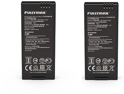 Drone parts For DJI Tello Intelligent Flight Battery 1100mAh 3.8V Chargeable Lipo-Battery for DJI Tello RC Drone Accessories(2 Battery)