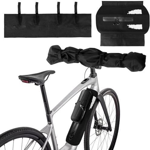 Lenkerschutzhülle E-Bike Heckträger, Ebike Akku Schutzhülle, 2 Stück E-bike Transportschutz Set, Regenschutz Hülle wasserdicht für Fahrradträger, ebike Fahrrad Zubehör Set