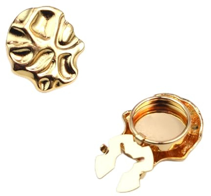 XCSJ Knopfabdeckungen für Damen und Herren, Knopfabdeckungen Dekorative Abnehmbare Manschettenknöpfe Mit Knopfabdeckung Legierung Cufflinks für Hemd, Anzug, Manschette, Smoking, DIY