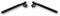 FEHLING Stummellenker Montage Gebelstandrohr 35 mm, Länge 265 mm (Black)
