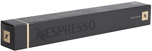 New original Nespresso Ristretto flavor coffee 70 Capsules Pods 7 Sleeves Long expiry
