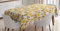 ABAKUHAUS Herbst Tischdecke, Baby-Igel-Bäume, Für den Inn und Outdoor Bereich geeignet Waschbar Druck Klar Kein Verblassen, 140 x 200 cm, Mehrfarbig