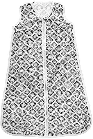 aden + anais™ silky soft Baby-Schlafsack, 1,0 TOG Wert, tragbare Decke für Babys, Bunte Muster für Mädchen & Jungen, Schlafsack für Neugeborene aus Bambusviskose, 0-6 Monate, in motion
