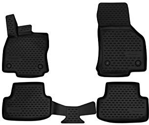 Element Passgenaue Premium Antirutsch Gummi Fußmatten - Audi A3 (8V), Schrägheck, schwarz
