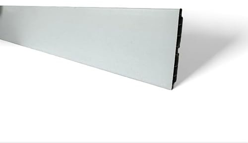 Zoccolatura per cucina 1 metro in varie altezze, zoccolo, zoccolatura, ottima per la cucina, resistente colore (H 10, BIANCA)