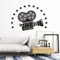 Vinyl Wandaufkleber Kamera Video Abnehmbare Wandaufkleber Kino Theater Dekoration Filmkamera Projektor 75X54Cm
