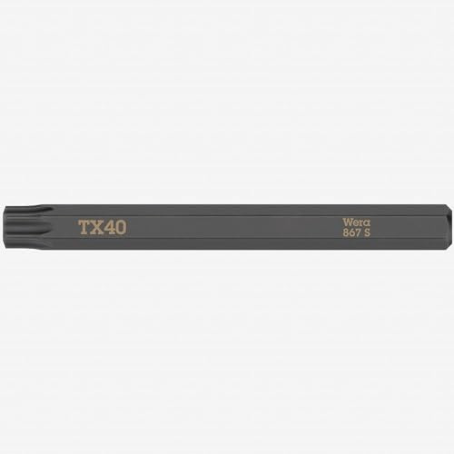 Bit 867 S TORX 40 x 70 mm 1/4 ″ TORX 40 Länge 70 mm 5 pièces