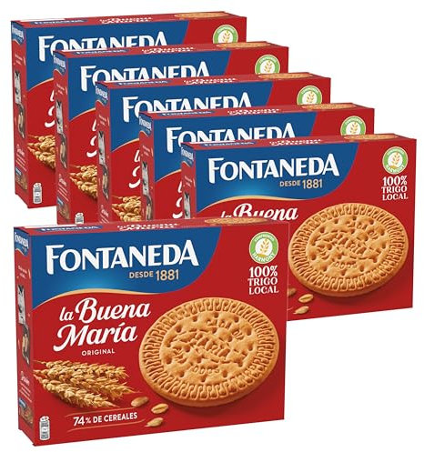 Fontaneda La Buena Maria Galletas, para toda la familia, 6 Cajas de 707 g