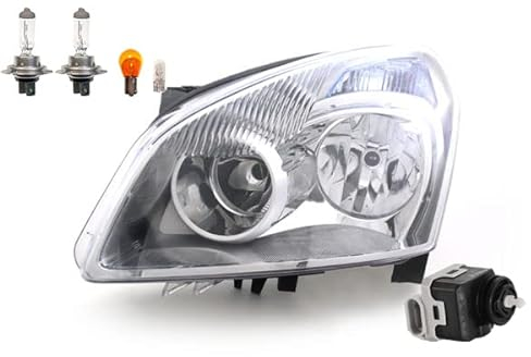 Johns, Scheinwerfer passend für Nissan Qashqai J10 07-10 Links + Leuchtmi. + Stellmotor