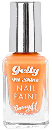Barry M Gelly Hi Shine Nail Paint, Shade Pumpkin |Orange Glossy Nail Polish