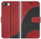 BoxTii Hülle für iPhone 8 Plus/iPhone 7 Plus, PU Leder Handyhülle für iPhone 8 Plus/iPhone 7 Plus, Ledertasche Klapphülle Schutzhülle mit Kartenfächer und Magnetverschluss, Rot