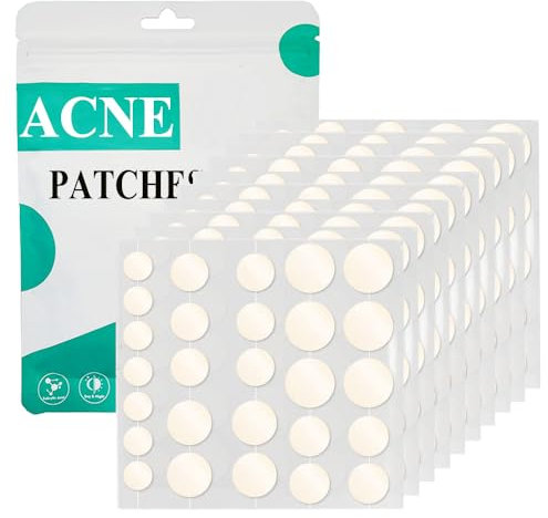 Zemolo 600 Stück Pickel Patch Unsichtbare Hydrokolloid Akne Pimple Patch Tag & Nacht Anti Akne pflaster Wasserdicht & Atmungsaktiv Absorptions Acne Patches