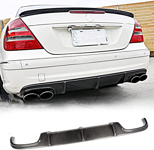 ORBHES Diffusor für die hintere Stoßstange, für Mercedes-Benz E-Class W211 E55 AMG Pre-Facelift Sedan 2003-2006, hintere untere Stoßstangenlippe Spoiler