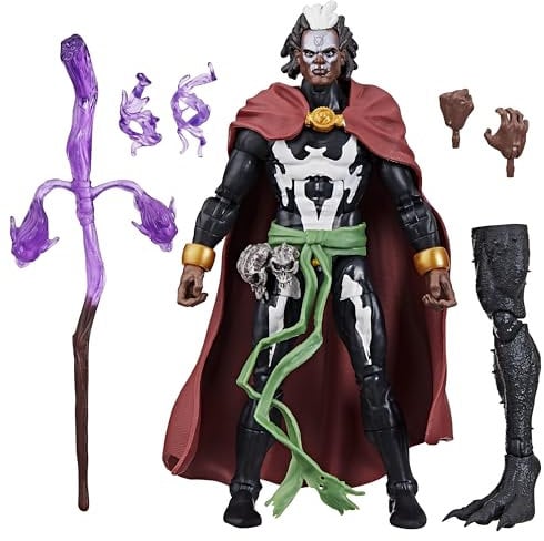 Marvel Legends Series Strange Tales, Figurine Brother Voodoo inspirée des Bandes dessinées, Vert et Violet