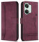 Bravoday Hülle für OnePlus Nord 3 / OnePlus Nord 3, PU Ledertasche Handyhülle mit Kartenfäch & Kickstand, Flip Schutzhülle Kompatibel mit OnePlus Nord 3 / OnePlus Nord 3, Weinrot